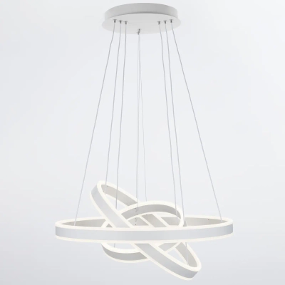 Citilux Дуэт CL719650 LED Люстра подвесная с пультом Белая