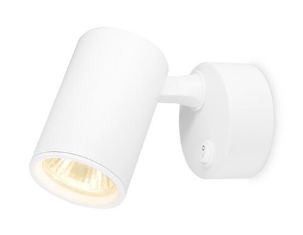 Накладной поворотный спот с выключателем TA1291 WH белый GU10 max 12W 87*55*138