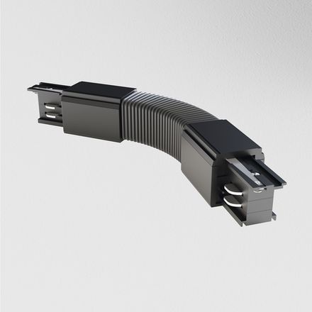 Коннектор гибкий Trinity черный, TRA005CF-31B. TM Maytoni