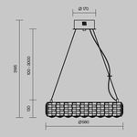 Подвесной светильник Castello 3000К 40Вт, MOD336PL-L120G3K. TM Maytoni