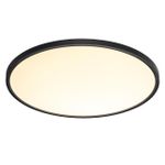 7660/48L MITRA LED SN 54 Светильник пластик/белый/черный LED 48Вт 3000/4000K D600 IP40 ALFA BLACK