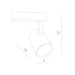 Трековый светильник Arte Lamp AMICO A1811PL-1WH, LED
