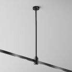 Крепление потолочное Medium 360мм с вводом питания Flarity черный, TRA158C-BL1-B. TM Maytoni