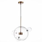 SL1133.203.01 Светильник подвесной ST-Luce Латунь/Прозрачный LED 1*14W 3000K