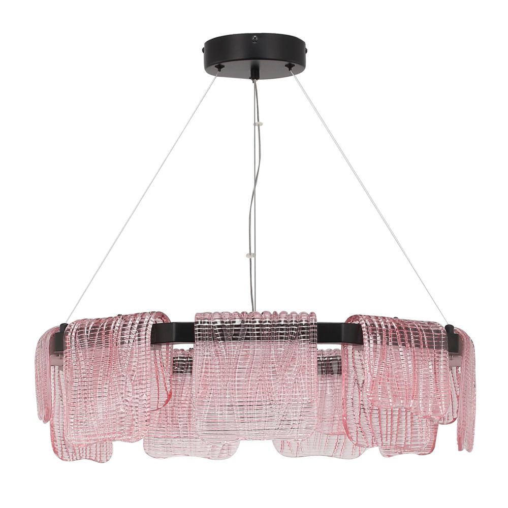 SL6021.403.54 Светильник подвесной ST-Luce черный/розовый LED 1*54W 4000K