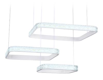 Потолочный светодиодный светильник с пультом FA6165 WH белый 131W 720*500*900 (ПДУ РАДИО 2.4)