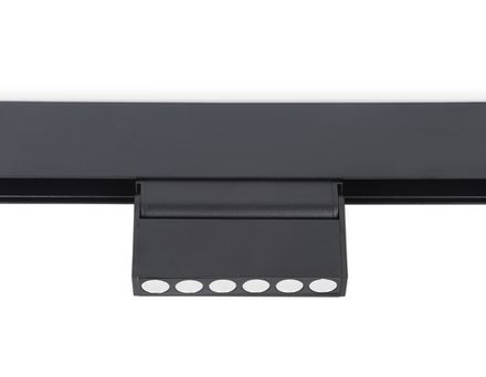 Светильник светодиодный поворотный для шинопровода Magnetic  GL4040 BK черный IP20 6W 4200K 48V 24° 115*22*105