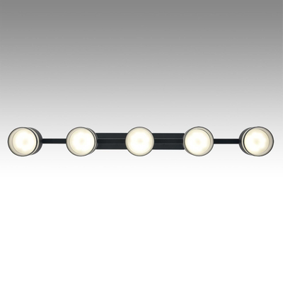 8240/5 COMFI LN26 240 черный, металл/акрил Светильник подвесной LED GX53 5*7W 220V LANIKA