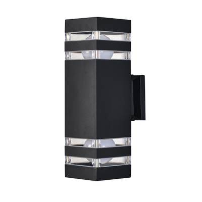 Уличный настенный светильник Arte lamp HEATHER A4413AL-2BK, 2хE27