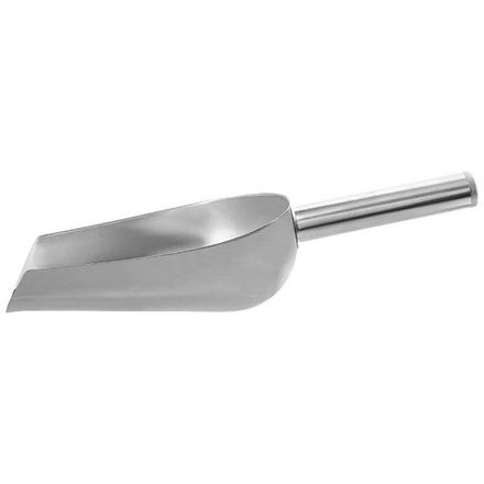 Совок для льда и сыпучих продуктов, Domestico, размер: 24*9,5 см, из нержавеющей стали