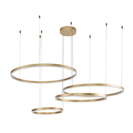 Подвесной светильник Indigo 14001/4P Gold, 4хLED