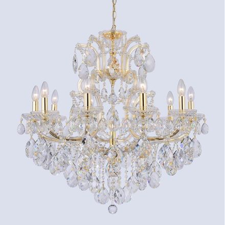 Люстра Crystal Lux ISABEL SP11 GOLD/TRANSPARENT 2080/311