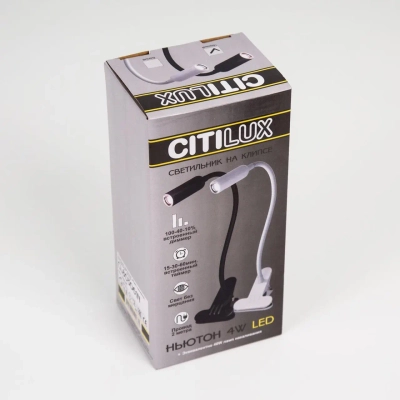 Citilux Ньютон CL803060N LED Лампа на прищепке с диммером Белая