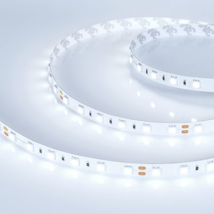 Светодиодная лента RT 2-5000 24V Cool 8K 2x (5060, 300 LED, LUX) (Arlight, 14.4 Вт/м, IP20)