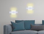 Настенный светодиодный светильник FW202 WH/S белый/песок LED 4200K 9W 220*120*50