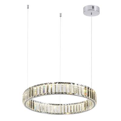 4930/30L L-VISION ODL24 609 хром/прозрачный металл/хрусталь Люстра LED 30W 4000K 3570Лм VEKIA