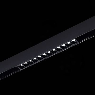 ST371.406.12 Магнитный трековый светильник SMART Черный LED 1*12W 2700K-6500K 1 080Lm Ra90 36° IP20 L270xW22xH25 48V