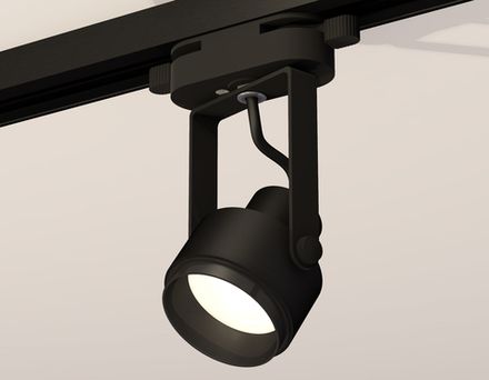 Комплект трекового однофазного светильника XT6602020 PBK черный полированный MR16 GU10 (C6602, N6121)
