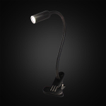 Citilux Ньютон CL803061N LED Лампа на прищепке с диммером Чёрная