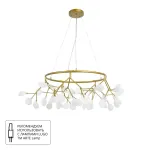 Подвесная люстра Arte Lamp CANDY A7272SP-45GO, 45хG4