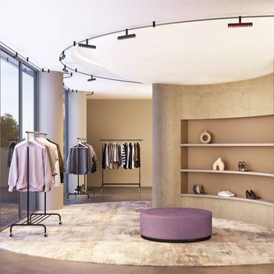 Трековый светильник Points Rot 3000К 10Вт 24° TR203-1-10W3K-S-B. TM Maytoni