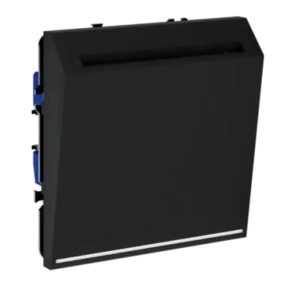 VLS010708 Выключатель встраиваемый VOLTUM S70 карточный 16А, (черный матовый). (ТМ Maytoni)