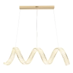 Люстра Crystal Lux MUSIKA SP100W LED L1200 GOLD 3391/206