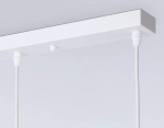 Подвесной светильник в стиле лофт TR8117/3 WH/BS белый/латунь E27*3 max 40W 580*120*970
