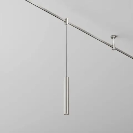 Трековый подвесой светильник Фокус / Focus Led Flarity 4000K 5Вт 30°, TR155-1-5W4K-PT. TM Maytoni