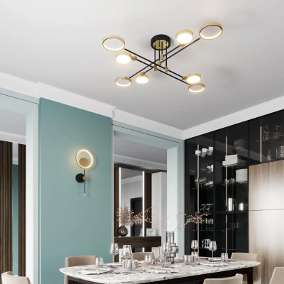 4320/75CL MIDCENT ODL22 305 металл/черный с бронзой Потолочный светильник IP20 LED 65W 2677Лм DENZEL