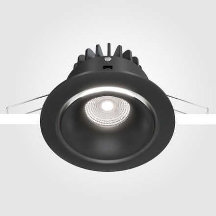 Встраиваемый светильник Yin 4000K 1x12Вт 60° Dim Triac, DL031-L12W4K-D-B. TM Maytoni