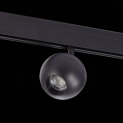 ST354.436.12 Магнитный трековый светильник Черный LED 1*12W 3000K 680Lm Ra>80 36° IP20 L120xW100xH195 48V