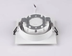 Светильник встраиваемый поворотный точечный TN51915 WH белый GX53 max 12W 115*115*23