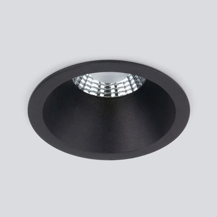 Встраиваемый светодиодный светильник Lin 7W 4200К черный 15266/LED