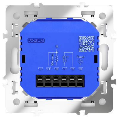 VLS070103 Терморегулятор электронный VOLTUM S70 с индикацией и датчиком, для теплого пола, (кашемир) (ТМ Maytoni)