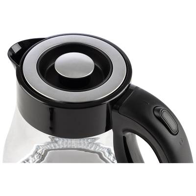 Чайник ENERGY E-203 (1.7л) стекло, пластик цвет черный