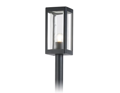 Светильник уличный ландшафтный ST2422 GR/CL серый/прозрачный IP54 E27 max 40W 110*110*1000