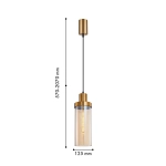 Подвес Hatt 4362-1P, 1*E27*40W. ТМ F-Promo