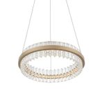 SL383.203.01 Светильник подвесной ST-Luce Золотистый/Золотистый, Прозрачный LED 1*34W 3000K