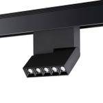 358535 SHINO NT21 049 черный Трековый светильник для низковольного шинопровода IP20 LED 4000K 12W 48V KIT