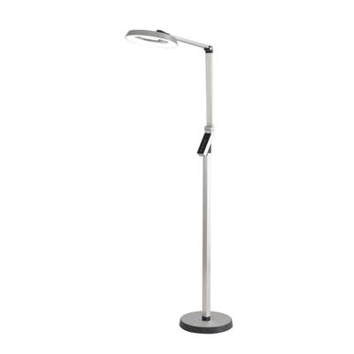 8333/15FL LEDIO серебро, металл/пластик Торшер LED 15W 3000/4000/6000K CCT/диммер/LCD 220-240V GENRI