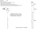 Светильник подвесной Crystal Lux CLT 034C600 WH 1400/247