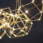 Подвесная светодиодная люстра 90169/12 медь