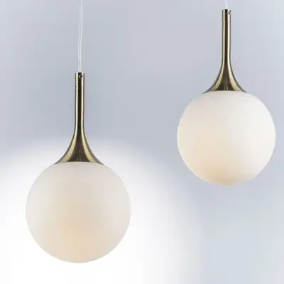 813011 Подвес GLOBO 1х40W E14 electroplating bronze/white Lightstar