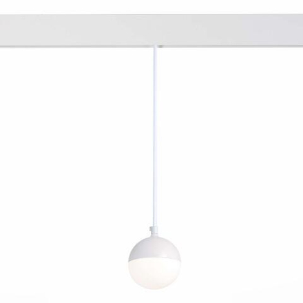 ST358.543.07 Магнитный трековый светильник подвесной белый LED 1*7W 4000K 520Lm Ra>80 120° IP20 D90xH90 48V