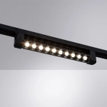 Трековый светильник Arte Lamp FLASH A4575PL-1BK, 1хLED