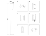 Светильник светодиодный настенный FW4411 SWH белый песок LED 4200K 6W 450*40*35
