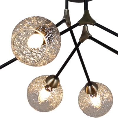 IL0264-6CSQ-79 BK AB светильник потолочный ILLUMICO, E14х6
