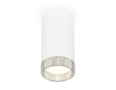 Комплект накладного светильника с композитным хрусталем XS8161010 SWH/CL белый песок/прозрачный GX53 (C8161, N8480)