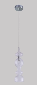 Светильник подвесной Crystal Lux IRIS SP1 A TRANSPARENT 2072/201